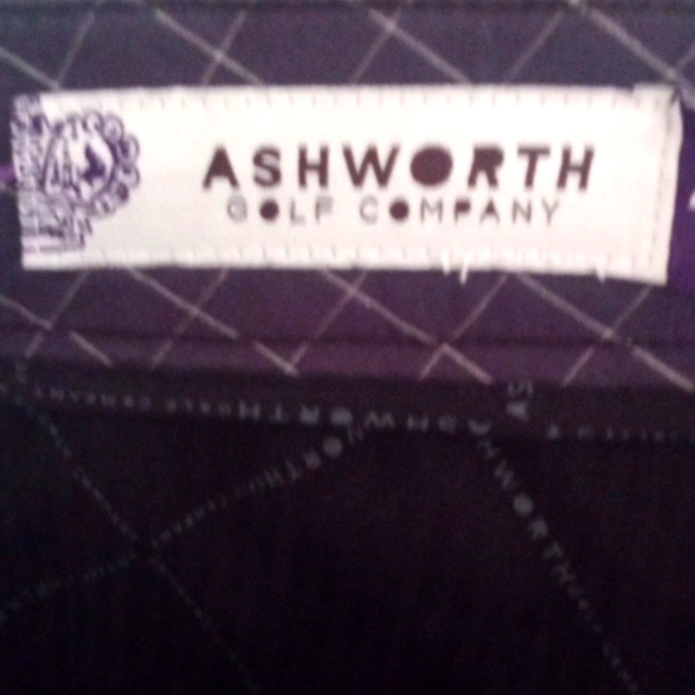 Ashworth Golf Men's size  Black pinstripe size 40.  NWOT QUALITY - Picture 2 of 7